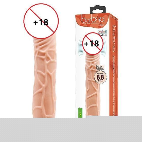 Imagem de Vibrador com veias e textura realística a 22cmx4cm pilha