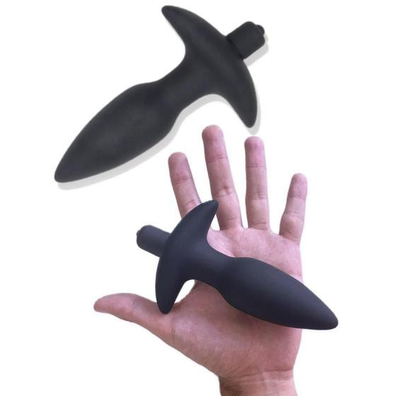 Imagem de Vibrador Estimulador de Prostata Plug Anal Recarregável com Controle Retomo 10 modos de vibração