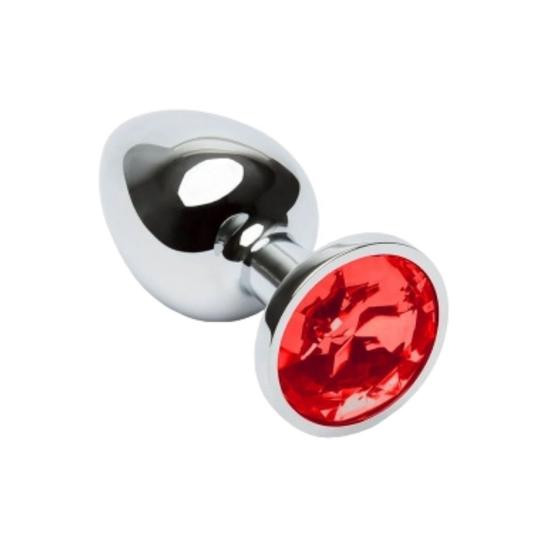 Plug anal de metal joia tamanho m medio - SEXY IMPORT