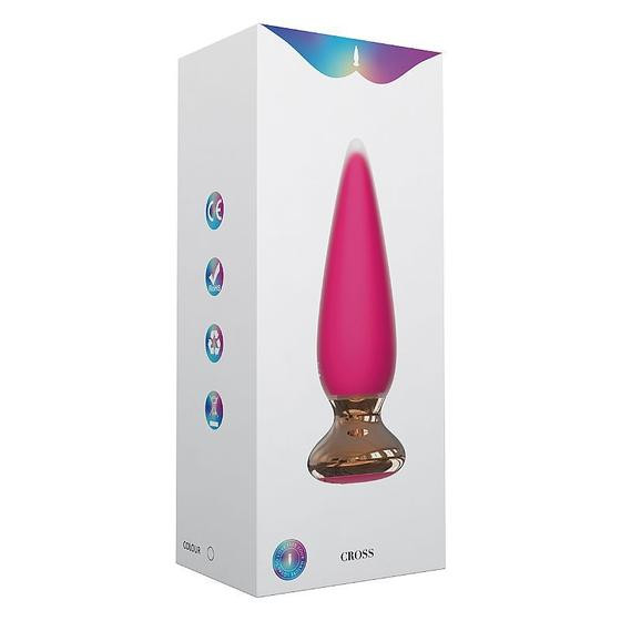 Plug Anal com Vibração e Controle Remoto Cross - Sexy Import