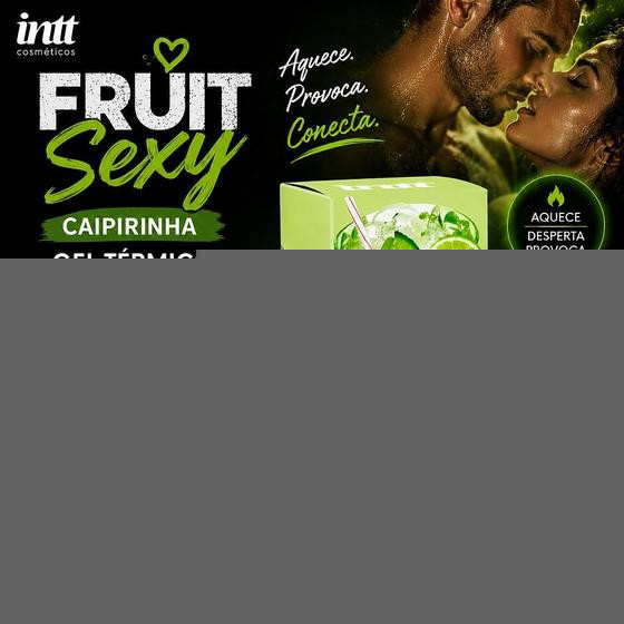 Imagem de Gel beijável para oral esquenta fruit sexy caipirinha 40ml - intt cosméticos