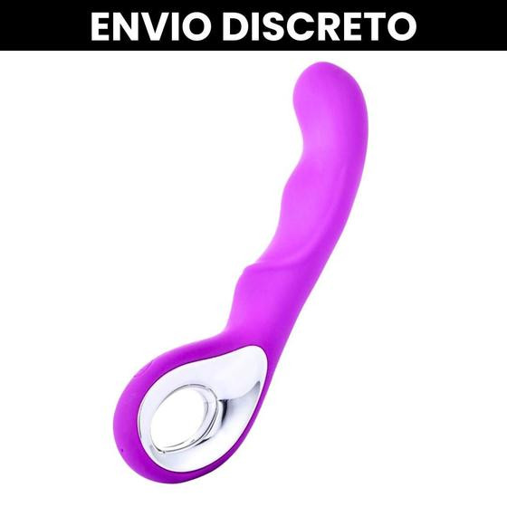 Imagem de Vibrador Duplo Penetrável Vagina Clitóris Ponto G Mulher Feminino SexyShop