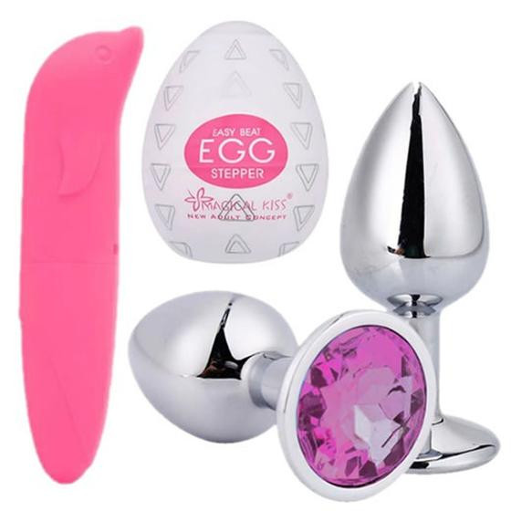 Imagem de Kit Sensual Casal Brinquedos Eróticos Sexuais Sex Shop