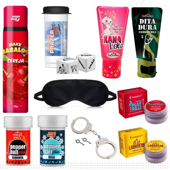 Imagem de Kit Sex Shop 10 Itens Presente Sexyshop - Kit 02