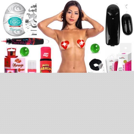 Imagem de Kit Revenda Sex Shop Atacado 63 Itens  Sexyshop Géis Algemas Lingerie