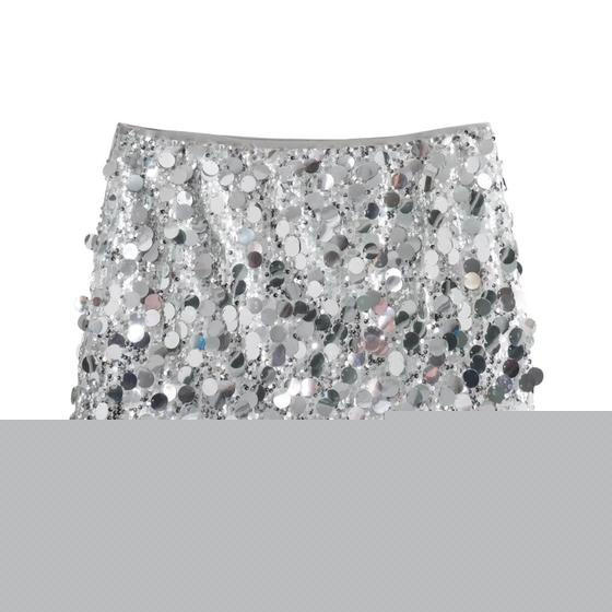 Imagem de Vestido Mini Sexy De Lantejoulas Para Mulheres, Cintura Alta, Estilo Y2K, Para Festas E Clubes, Saia