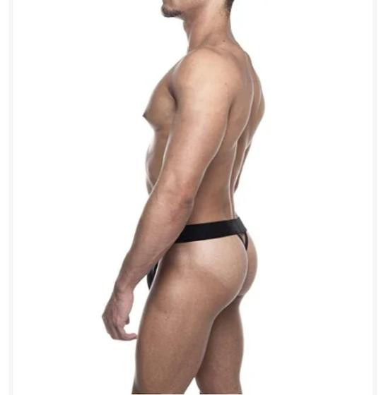 Imagem de Jockstrap Fio Dental Masculino Preta Tamanho:unicoCor:Preto