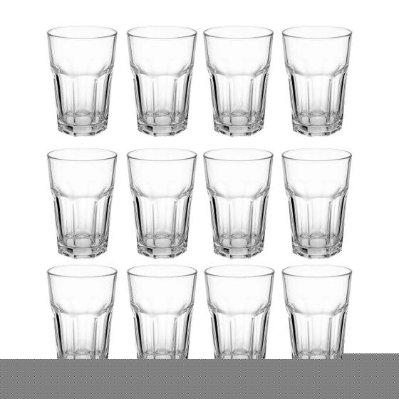 Imagem de Copo de vidro 350ml Vitaminas sucos ou smoothies 12 Unidades
