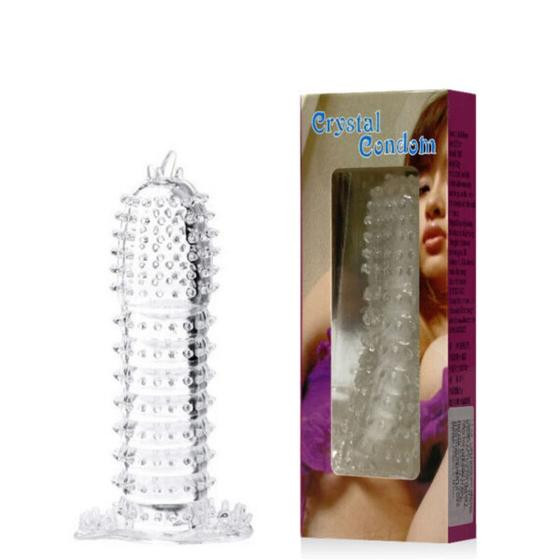 Imagem de Capa Extensora Peniana com Saliências Massageadoras Estimuladoras Sex Shop