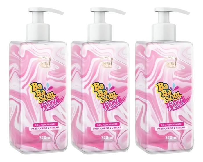 Imagem de Kit Exclusivo BabaSoul Sexy 3x280ml  Toque de Luxo para Sua Pele