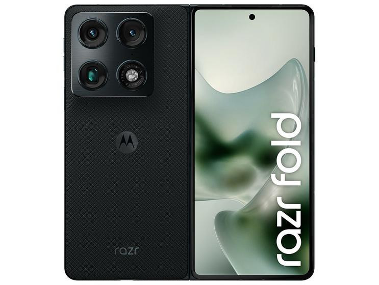 Imagem de Smartphone Motorola Razr Fold 1TB 5G 16GB RAM + 16GB RAM Boost Inteligente Preto Tela 6,6" e 8,1" Câm. Tripla Selfie de 20MP e 32MP