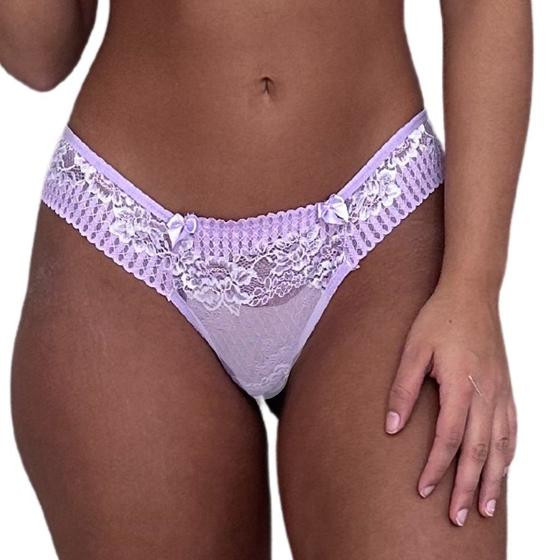 Imagem de Calcinha Fio Renda Tanga Fio Dental Luxo Calcinhas Fio Sexy