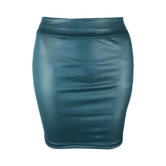 Saia Mini De Cintura Alta Slim Fit Para Mulheres, Saia Lápis Vintage De Verão, Sexy Para Uso Em - NONE