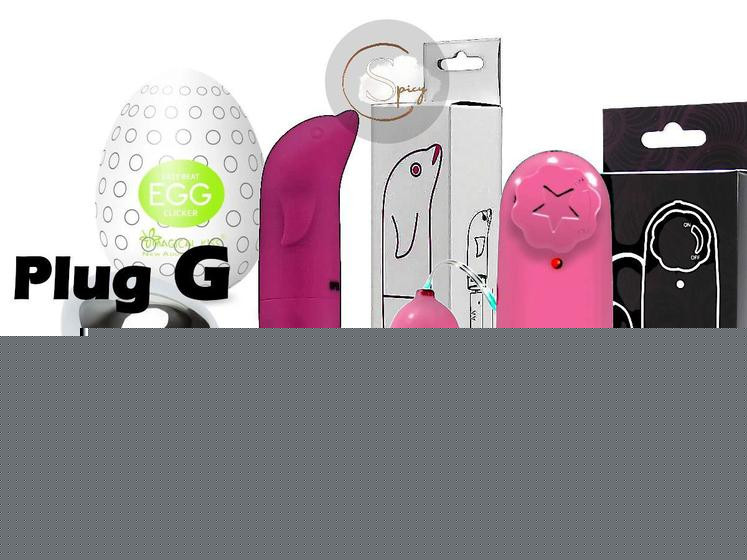 Imagem de Kit golfinho vibrador + bullet + plug anal grande + masturbador masculino egg