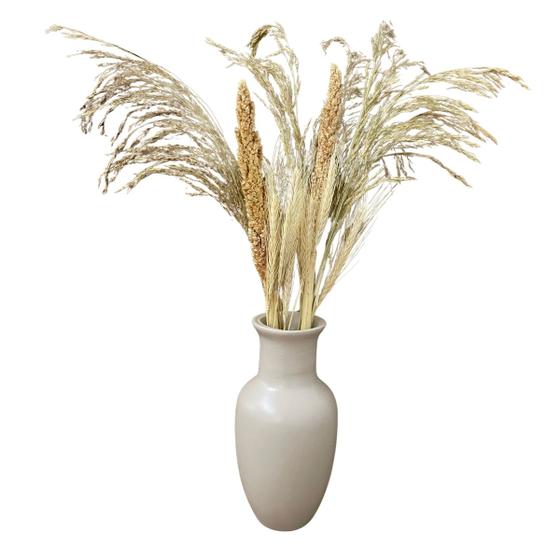Imagem de Vaso Decorativo Com Flores Secas Decoração De Casa E Sala