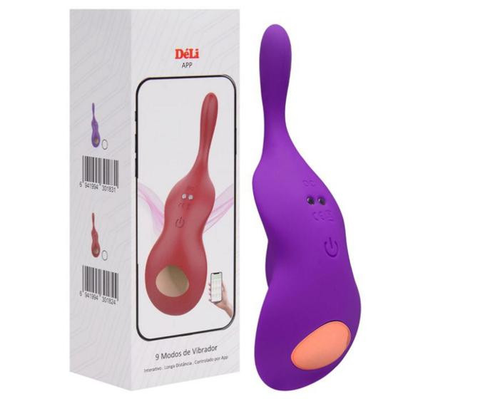 Imagem de Vibrador De Calcinha Via App 9 Modos Déli Sexy Import