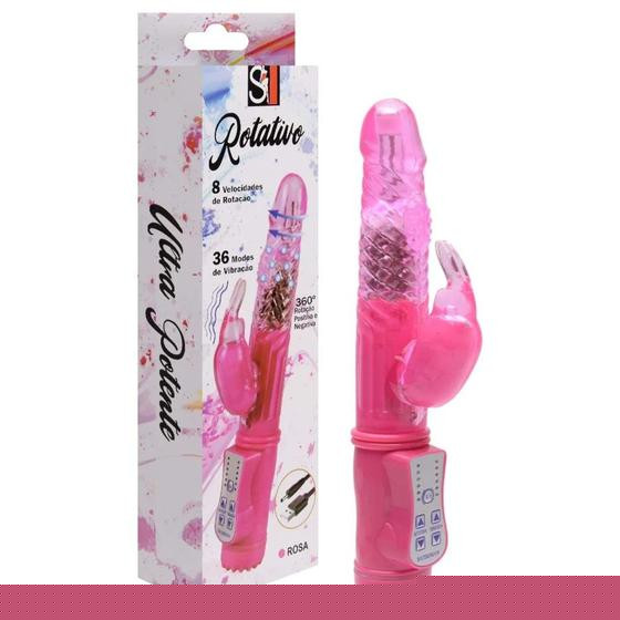 Imagem de Vibrador Rotativo 36 Vibrações Recarregável Sexy Import