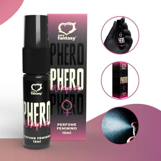 Imagem de Perfume A Base De Feromônio Afrodisíaco Phero Masculino E Feminino Pheroman E Phero Femme Sedução Atrai Homem Atrai Mulher 15ml Sexy Fantasy Sex Shop