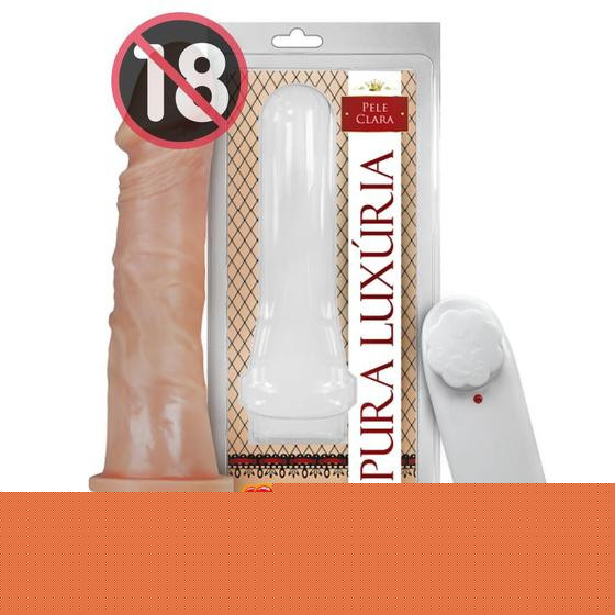 Imagem de Prótese Peniana Com Vibro E Ventosa Vibrador Feminino Ponto G 18 X 4,4 cm - Sexy Fanatsy  Sex Shop Produtos Adultos