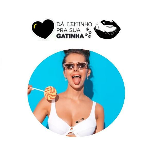 Imagem de Tatuagem Temporária Sexy Casal Leitinho Gata