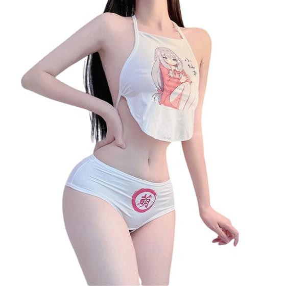 Imagem de Conjunto de Lingerie Sexy SINROYEE - Cosplay Anime Japonês Lolita