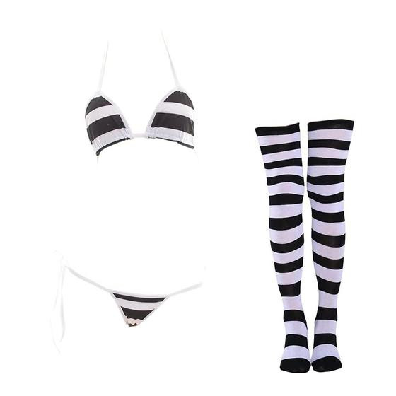 Imagem de Conjunto de Lingerie Sexy SINROYEE - Estilo Anime Japonês