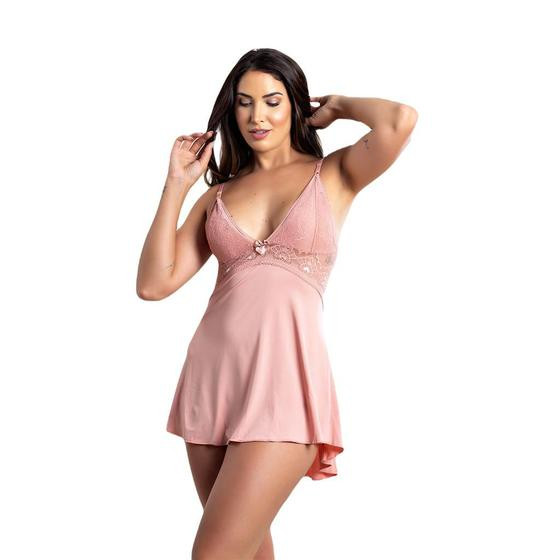 Imagem de Camisola Noite Sensual Renda Sexy Lingerie