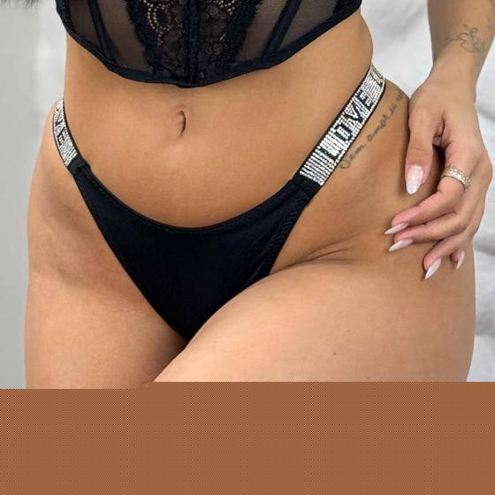 Imagem de Calcinha Fio Dental Sexy Lingerie Feminina Moda Gringa