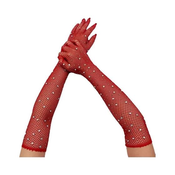 Imagem de Luvas de Rede Sexy para Festa - Halloween, Boate e Cosplay