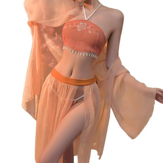 Imagem de Vestido de Cosplay Sexy Cheongsam SINROYEE - Halloween, Egípcio ou Chinês