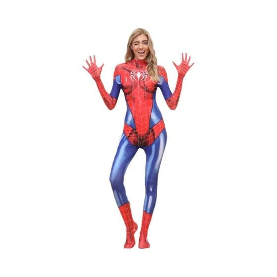 Imagem de Macacão Sexy com Máscara para Festa Cosplay de Halloween - Traje de Personagem com Recorte