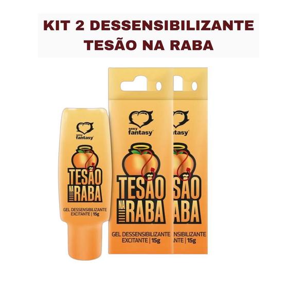 Imagem de Anestésico Anal Kit 2 Tesão Na Raba Gel Excitante E Lubrificante 15ml Dessesibilizante  Sexy Fantasy  Sex Shop Produtos Adultos