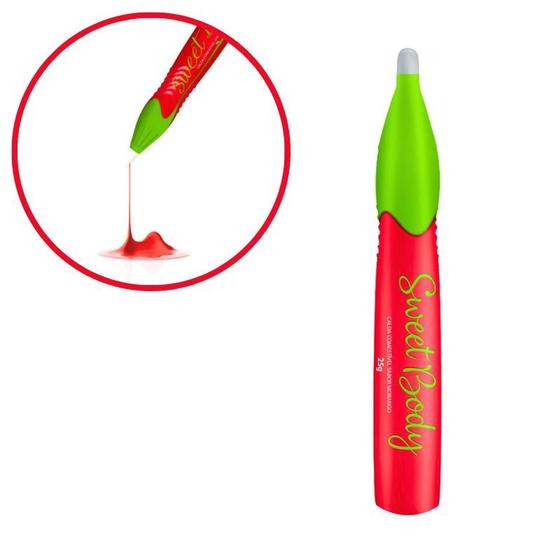 Imagem de Caneta Sweet Body Comestível Sexy Fantasy Morango