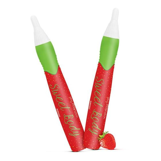 Imagem de Caneta Sweet Body Comestível Sexy Fantasy - Morango