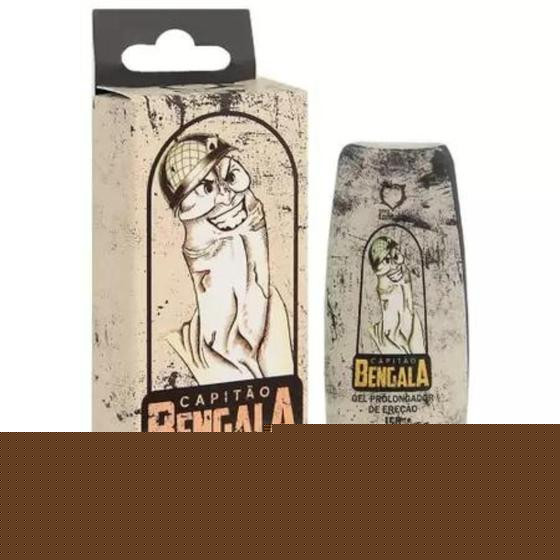 Imagem de Gel Prolongador De Ereção Capitão Bengala Retardante De Ejaculação Precoce Masculina  Sex Shop