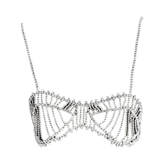 Imagem de Corrente De Peito Com Strass Para Mulheres, Sutiã Sexy, Biquíni, Joia Da Moda De Verão, Acessório De