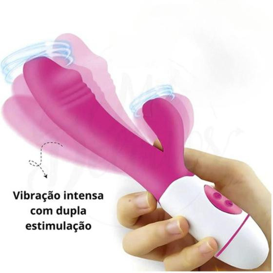Imagem de Vibrador Feminino Sexual em Silicone Ponto G 30 Níveis de Vibração