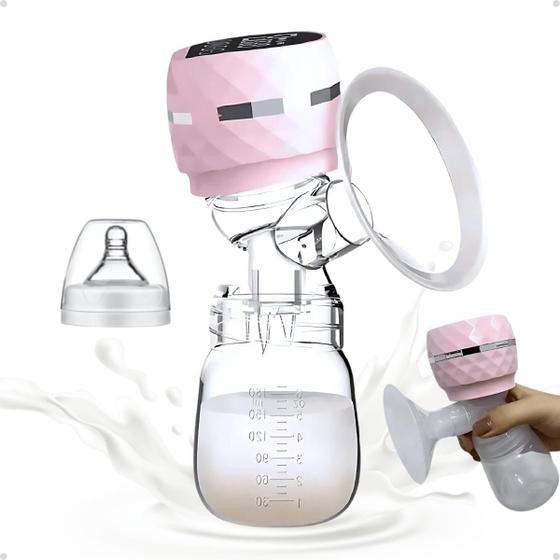 Imagem de Bomba De Tirar Leite Materno Elétrica Com 9 Níveis De Sucção, Portátil, Silenciosa, Livre De BPA, Fácil De Usar, Design Ergonômico, Para Amamentação C