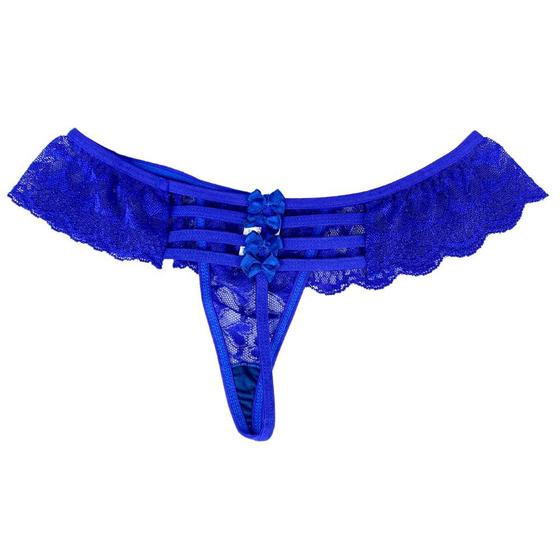 Imagem de Calcinha Renda e Tule Transparente Lingerie Te Quero Sexy