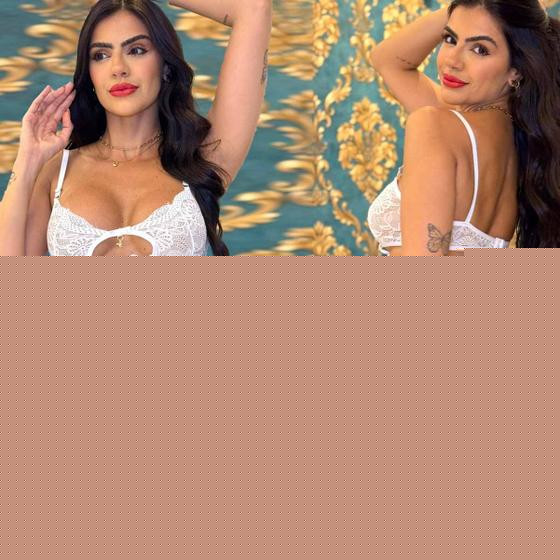 Imagem de Lingerie Conjunto Sensual Com Cinta Liga Sem Bojo Sem Aro Calcinha Fio String